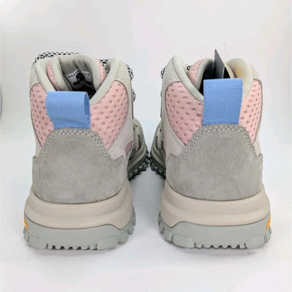 Brand Black Santa Monica Suede Sneaker In Grey Pink Vibram Sole Mens 10.5 M760BB
